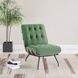 Aloma Armless Tufted Accent Chair Green | Coaster | Home Elegance USA