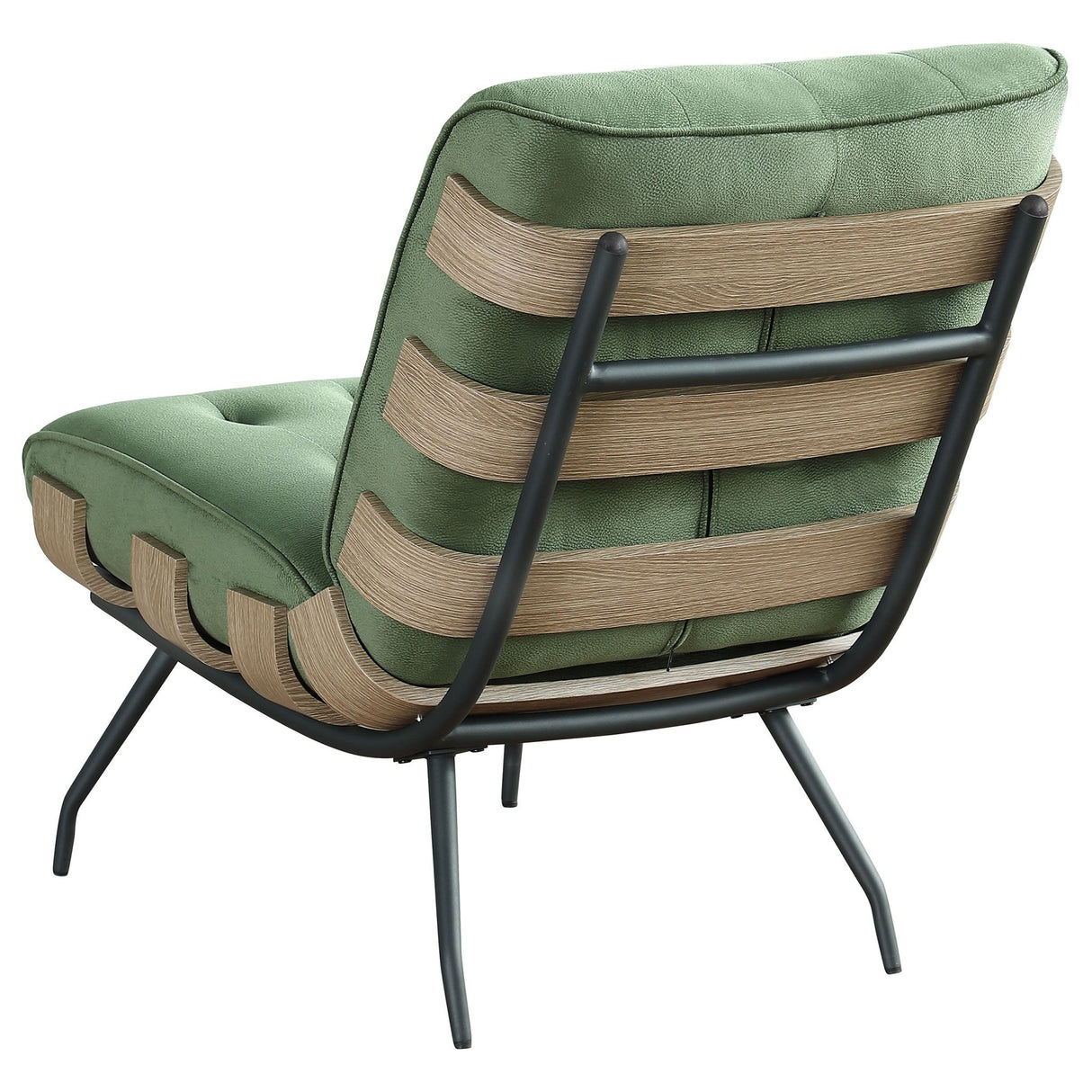 Aloma Armless Tufted Accent Chair Green | Coaster | Home Elegance USA