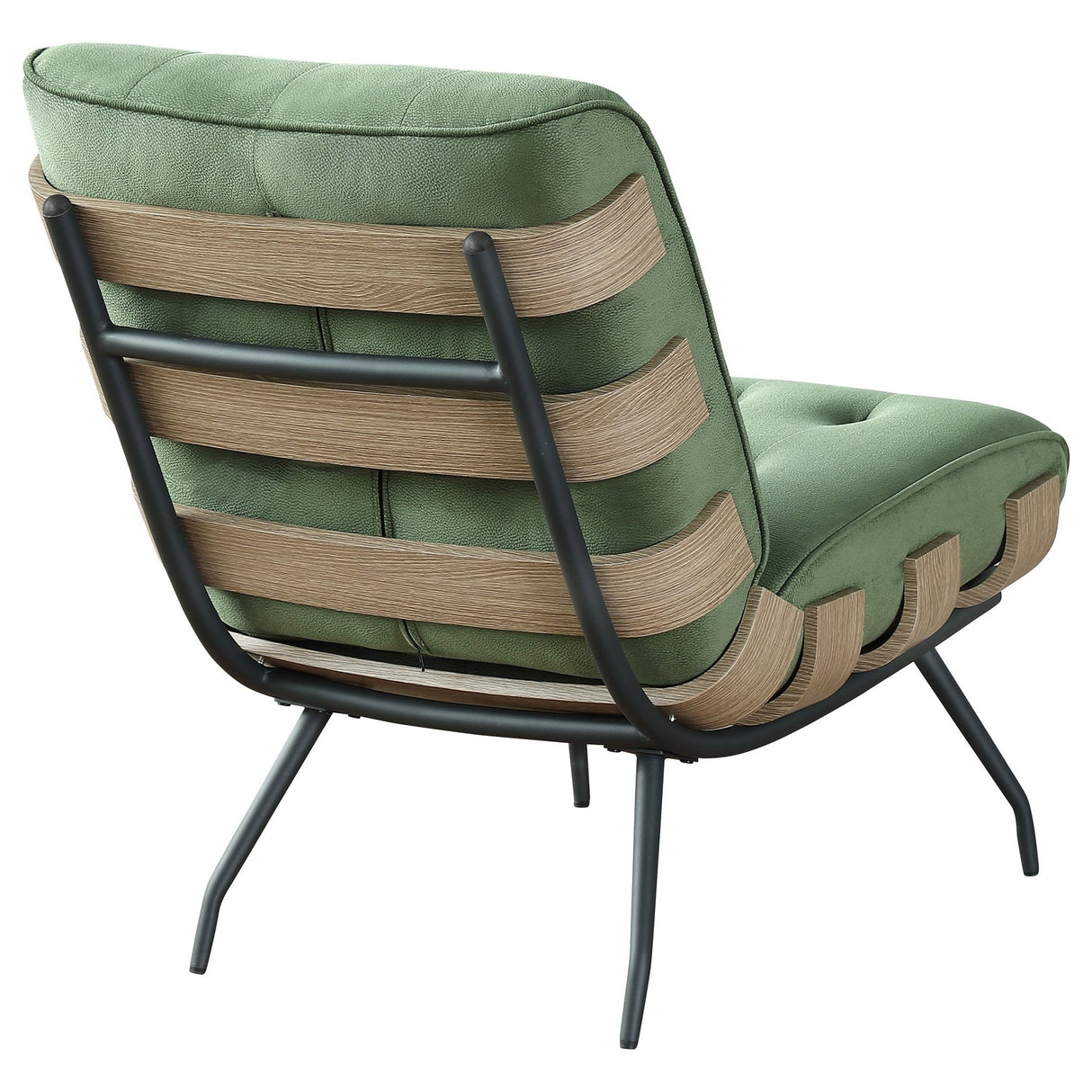 Aloma Armless Tufted Accent Chair Green | Coaster | Home Elegance USA