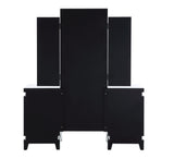 Acme - Lotus Vanity Desk 90805 Mirrored, Faux Ice Cube Crystals