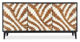 Commerce And Market Entwined Credenza - Black / Light Brown by Hooker Furniture - View 5