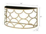 Altus Console Table 90820 Gold Finish | Acme - 90820 - Home Elegance USA - 4