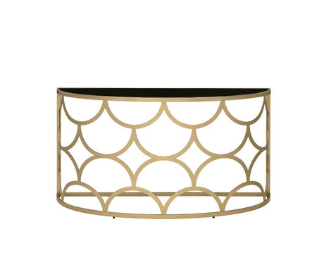 Altus Console Table 90820 Gold Finish | Acme - 90820 - Home Elegance USA - 2