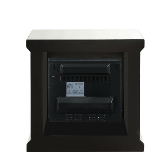 Acme - Noralie Fireplace 90862 Mirrored & Faux Diamonds