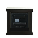 Acme - Noralie Fireplace 90862 Mirrored & Faux Diamonds