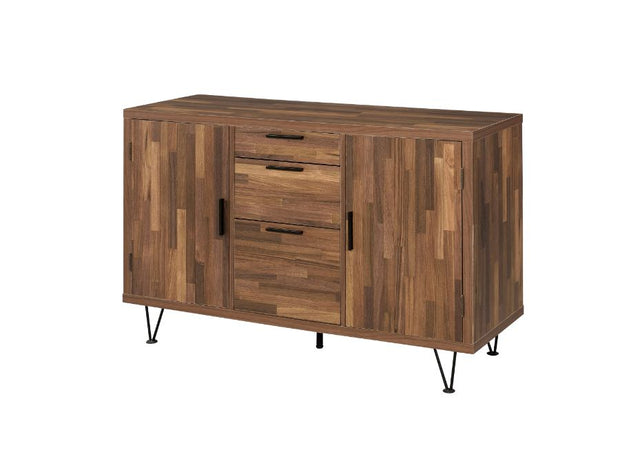 Acme - Pinacle Console Cabinet 90880 Walnut Finish