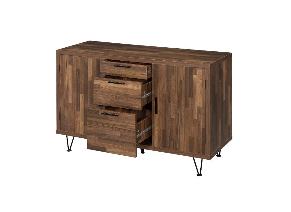 Acme - Pinacle Console Cabinet 90880 Walnut Finish