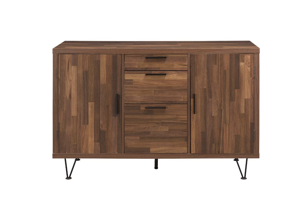 Acme - Pinacle Console Cabinet 90880 Walnut Finish