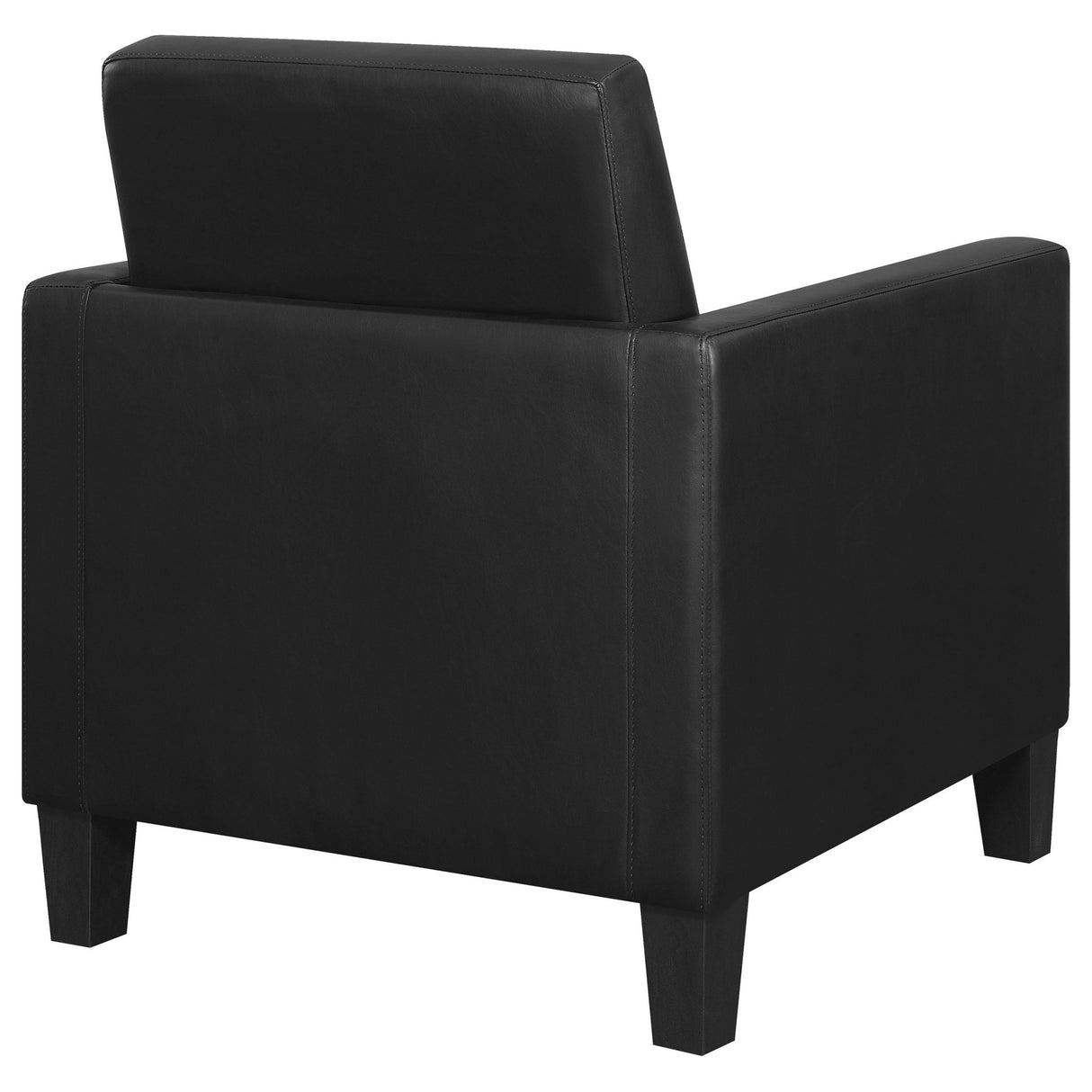 Accent Chair - Julio Upholstered Accent Chair with Track Arms Black - Accent Chairs - 909478 - image - 7