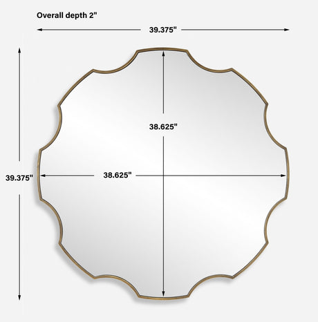 Gearing Up Bronze Mirror by Uttermost - View 7
