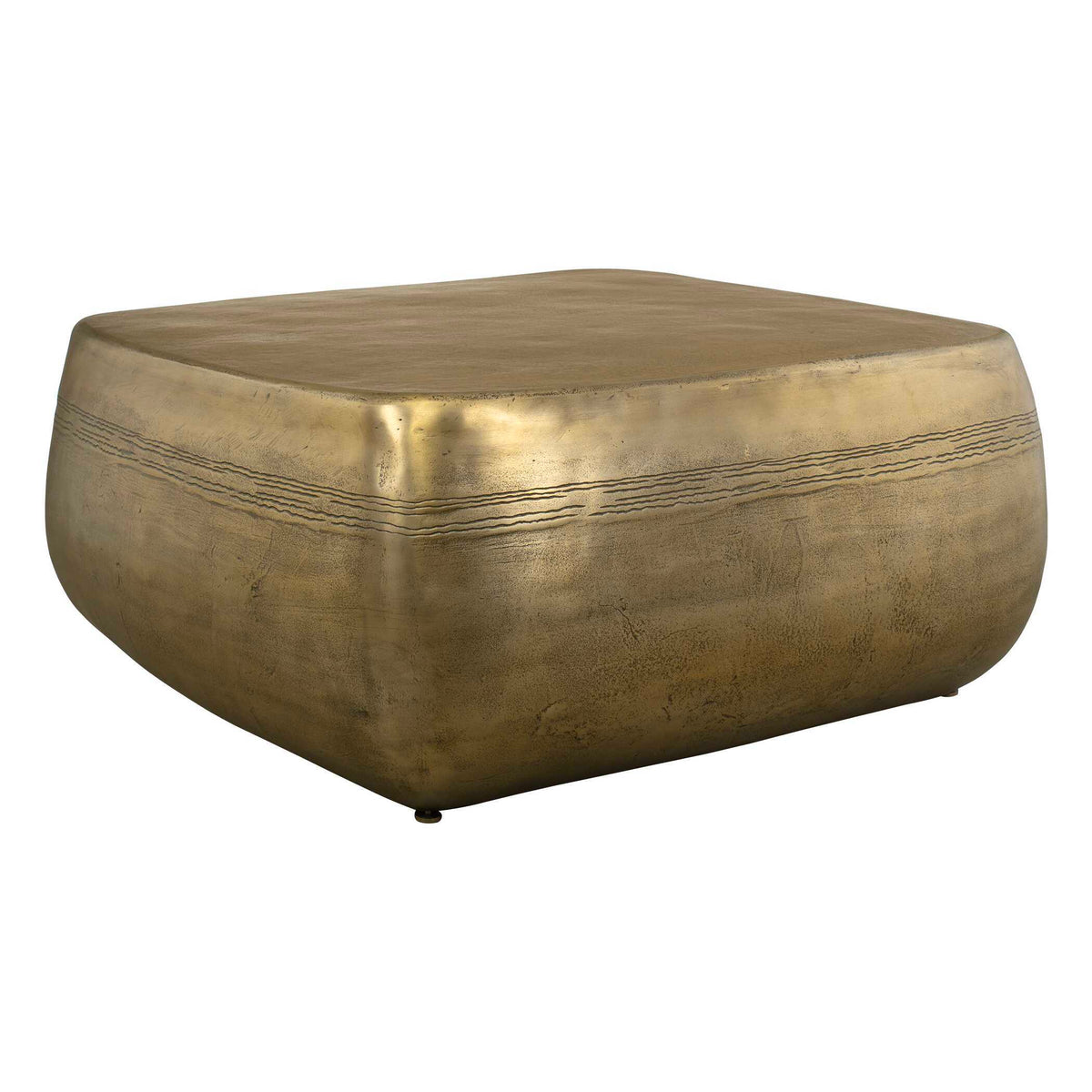 Saguaro Indoor-Outdoor Coffee Table - Gold by Uttermost - View 3