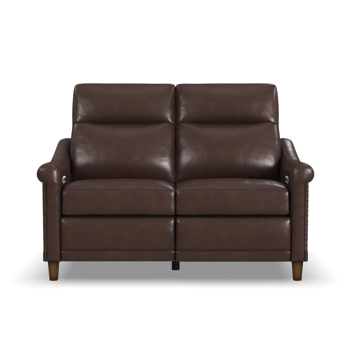 Elizabeth Power Reclining Loveseat With Power Headrest - Brunette | Flexsteel