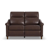 Elizabeth Power Reclining Loveseat With Power Headrest - Brunette | Flexsteel
