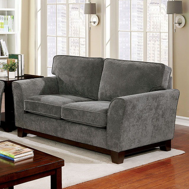 Caldicot - Sofa & Loveseat - Gray | Home Elegance USA