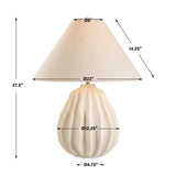 Javary Table Lamp - Beige by Uttermost - View 9