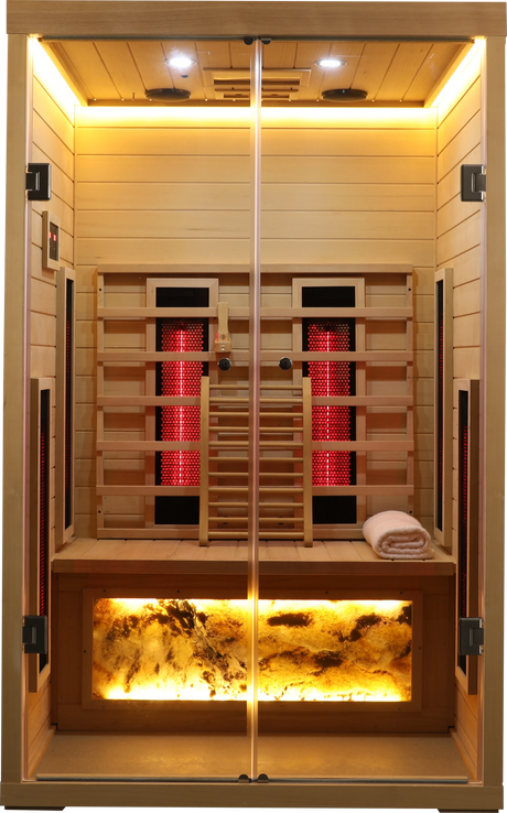 2 person hemlock sauna - sold by Home Elegance USA