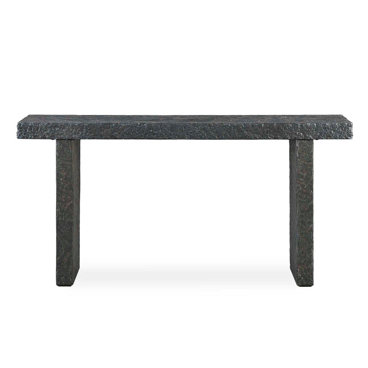 Hagan Indoor-Outdoor Console Table Slate - Black by Uttermost - View 1