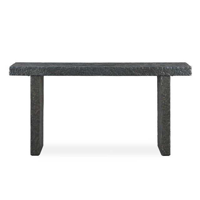 Hagan Indoor-Outdoor Console Table Slate - Black by Uttermost - View 1