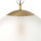 Ripple 1 Light Frost Glass Pendant - Gold by Uttermost - View 8