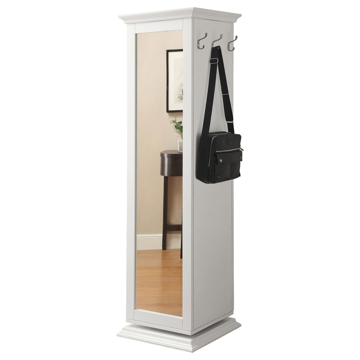 Accent Cabinet - Robinsons Swivel Accent Cabinet with Cork Board White