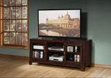 Acme - Halden Tv Stand 91093 Merlot Finish