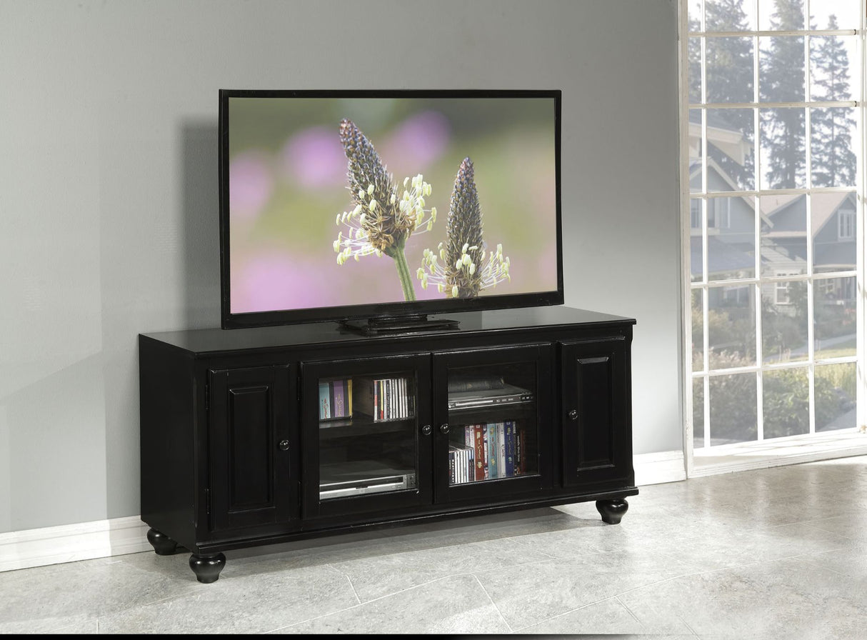 Acme - Ferla Tv Stand 91103 Black Finish