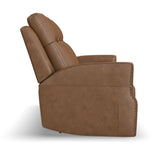 Maxwell Power Reclining Sofa With Power Headrests And Lumbar - Cedar | Flexsteel