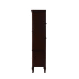 Acme - Mathias Side Pier 91232 Walnut & White Finish