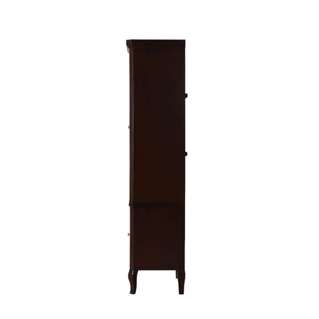 Acme - Mathias Side Pier 91232 Walnut & White Finish