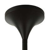 Dewdrop 1 Light Glass Shade Pendant - Black by Uttermost - View 12