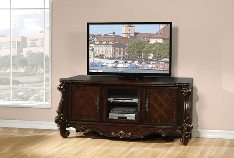 Acme - Versailles Tv Stand 91329 Cherry Oak Finish