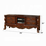 Dresden Tv Stand 91338 Cherry Oak Finish | Acme