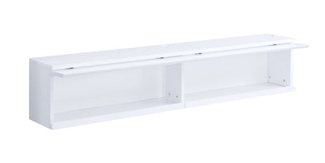 Acme - Ximena Floating Tv Stand 91345 LED & White Finish