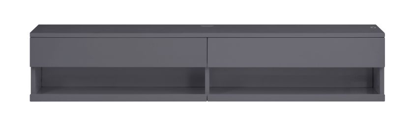 Acme - Ximena Floating Tv Stand 91347 LED & Gray Finish