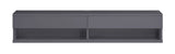 Acme - Ximena Floating Tv Stand 91347 LED & Gray Finish