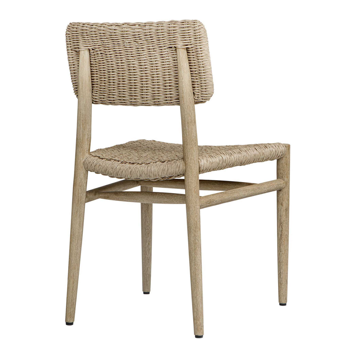 Kailua Outdoor Wicker Dining Chair - Gray by Uttermost - View 8