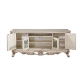 Acme - Gorsedd Tv Stand 91443 Golden Ivory Finish