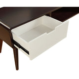 Acme - Christa Tv Stand 91510 Espresso & White Finish