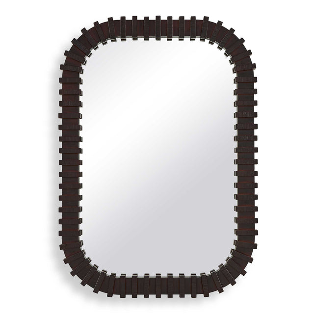 Abram Mirror Espresso Brown - Dark Brown by Uttermost - View 1