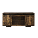 Bellarosa Tv Stand (Same Lv01441) 91610 Rustic Oak Finish | Acme | Home Elegance USA