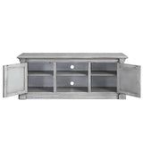 Acme - Lucinda Tv Stand 91612 Gray Oak Finish