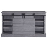 Amrita Tv Stand W/Fireplace 91616 Gray Oak Finish | Acme - 91616 - Home Elegance USA - 3