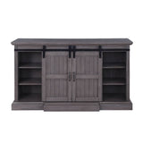 Admon Tv Stand W/Fireplace 91618 Gray Oak Finish | Acme - 91618 - Home Elegance USA - 5