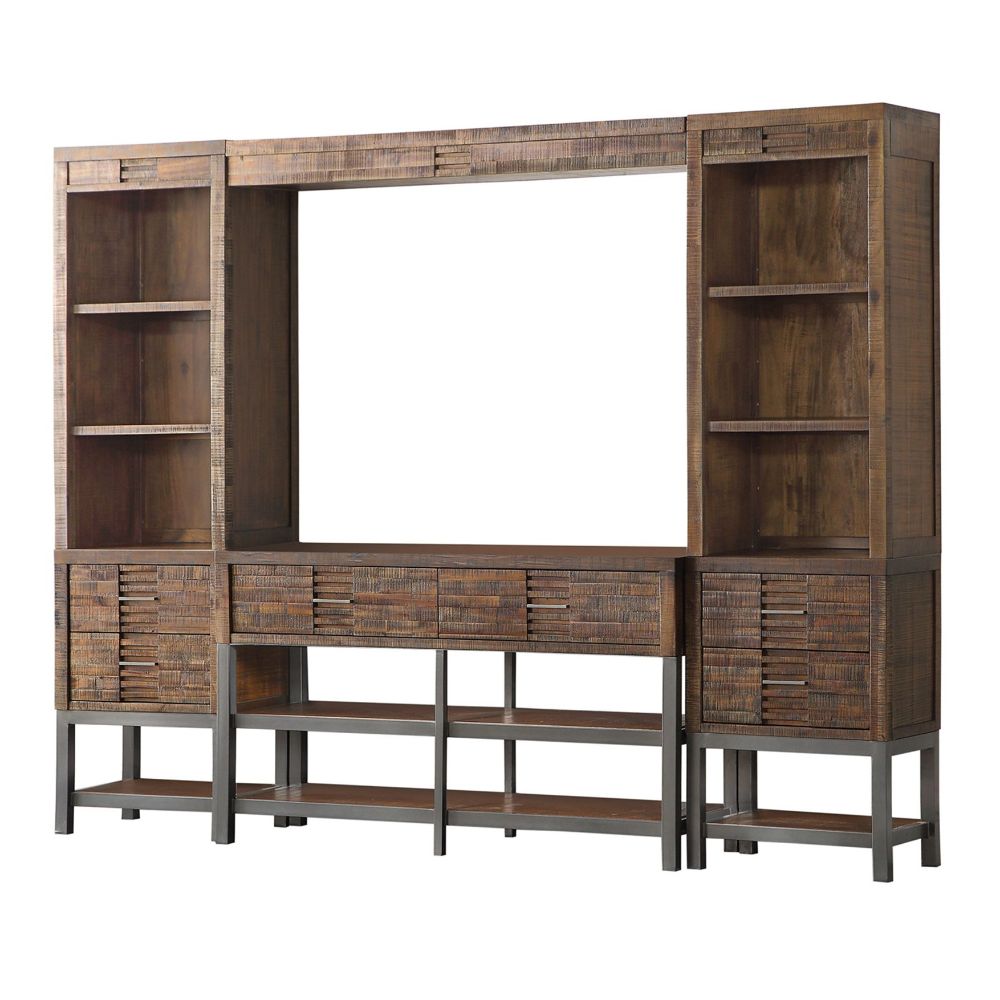 Andria Entertainment Center 91620 Reclaimed Oak Finish | Acme - 91620 - Home Elegance USA - 3