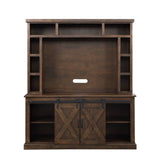 Aksel Entertainment Center (Include 91617Fir) 91628 Walnut Finish | Acme - 91628 - Home Elegance USA - 2