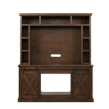 Aksel Entertainment Center (Include 91617Fir) 91628 Walnut Finish | Acme - 91628 - Home Elegance USA - 3