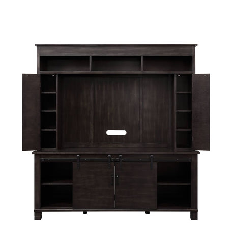 Acme - Apison Entertainment Center (Include 91617Fir) 91630 Espresso Finish