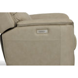 Henry Power Recliner With Power Headrest & Lumbar - Beige | Flexsteel