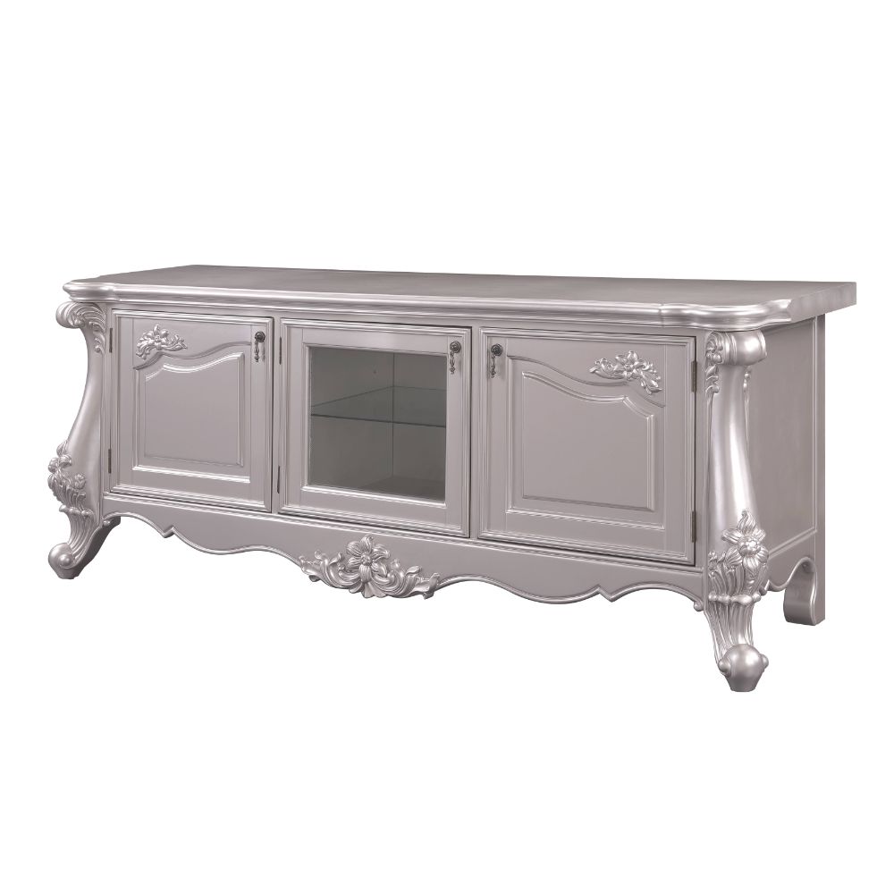 Acme - Bently Tv Stand 91663 Champagne Finish