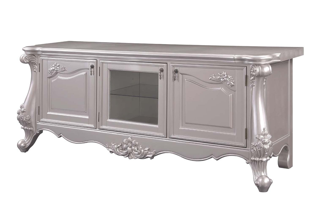 Acme - Bently Tv Stand 91663 Champagne Finish